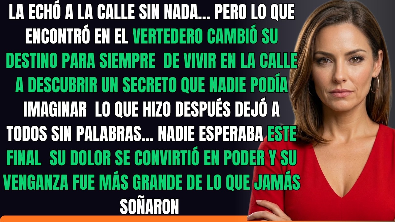 La Tiró a la Calle Sin Nada… Pero lo Que Encontró en el Vertedero Cambió Su Vida Para Siempre