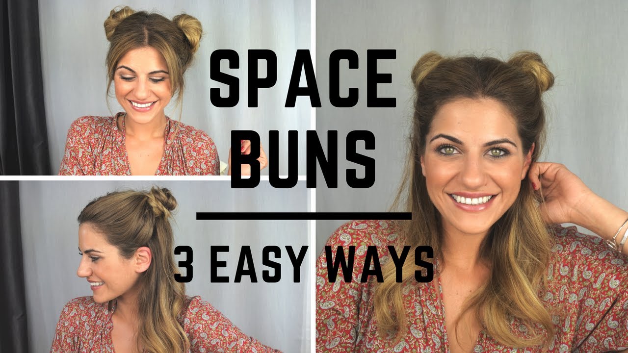 SPACE BUNS: 3 εύκoλα χτενίσματα!