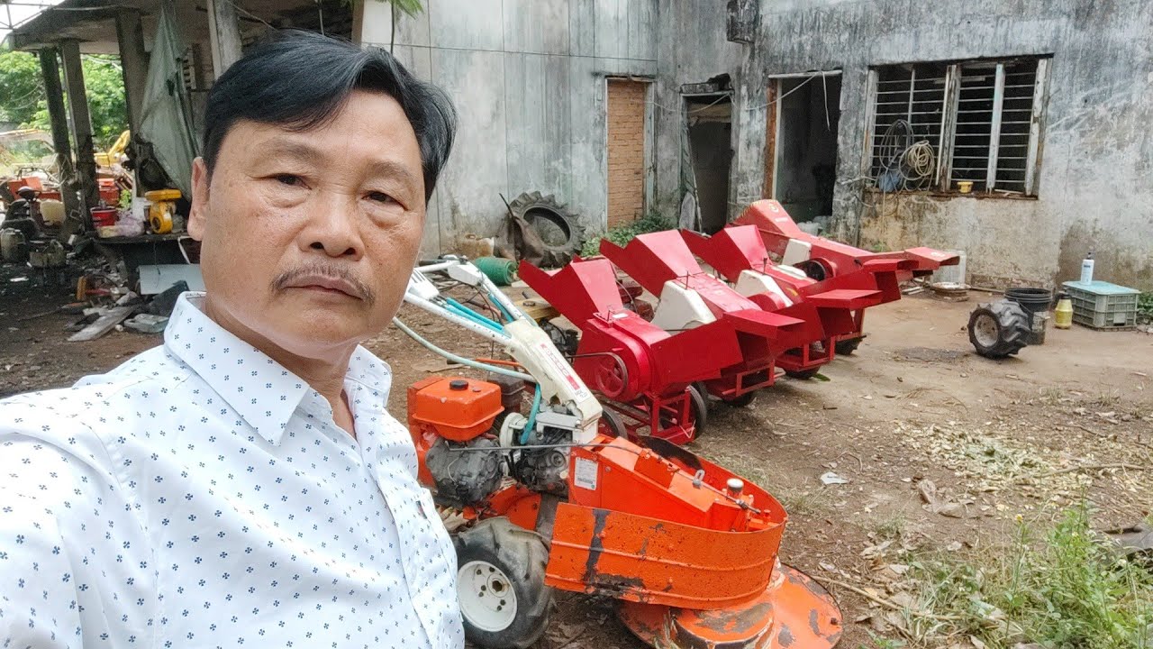 Báo giá bán 4 chiếc máy băm cỏ băm cành nhật bãi, số điện thoại trong phần mô tả.