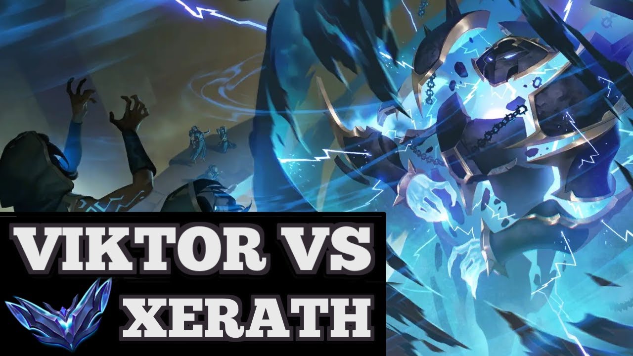 VSING A DIAMOND 1 XERATH  | SEASON 12 DARK HARVEST VIKTOR GAMEPLAY!