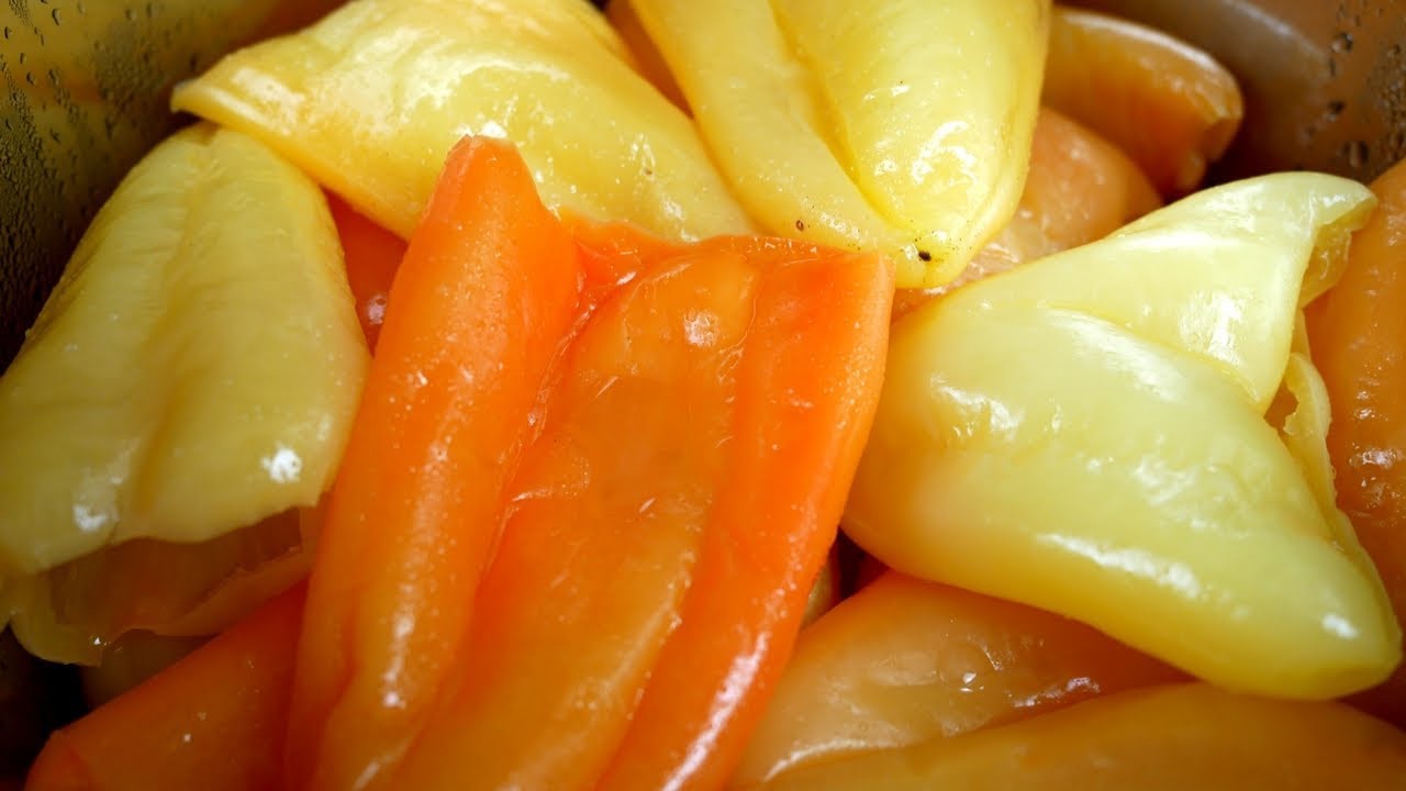 Speca turshi te perveluara | Albanian style scalded and pickled peppers