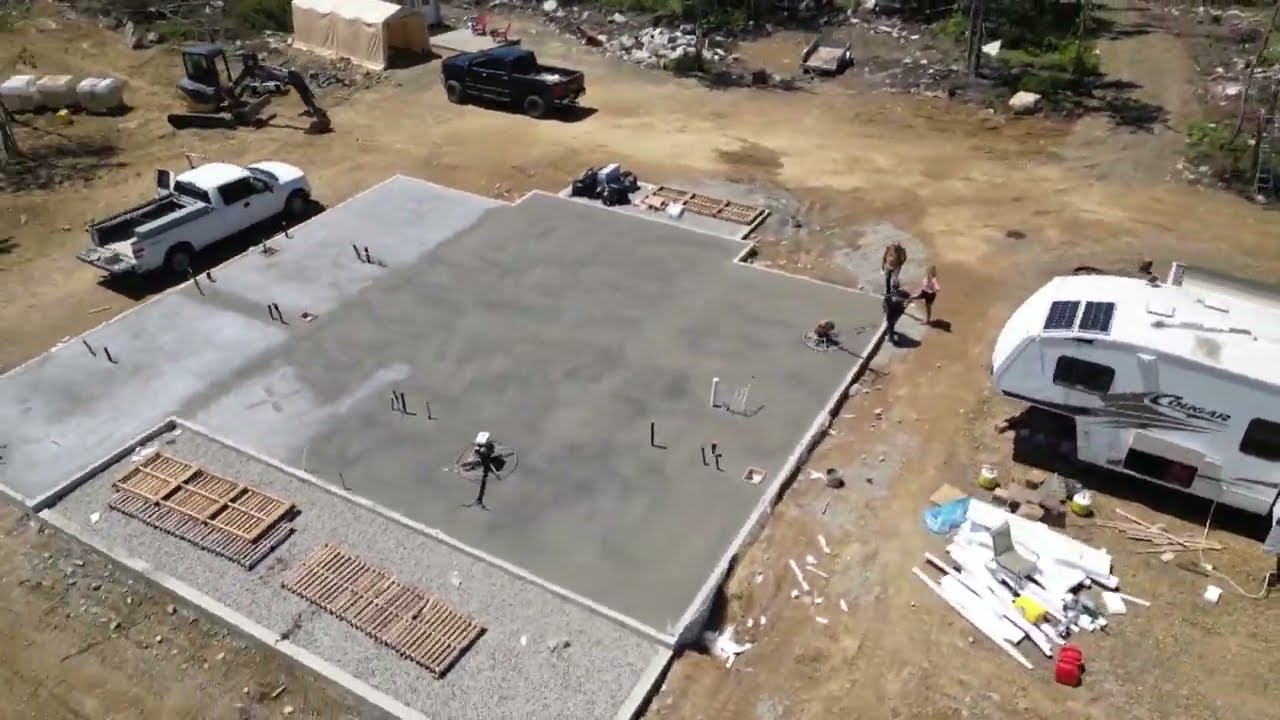 TIMELAPSE - House Footing to Slab in 10 minutes