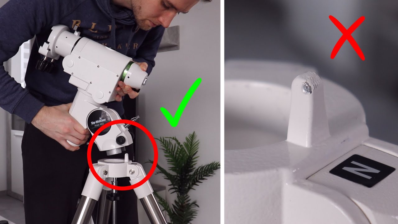 Skywatcher HEQ5 Pro - Aufbau einfach erklärt!