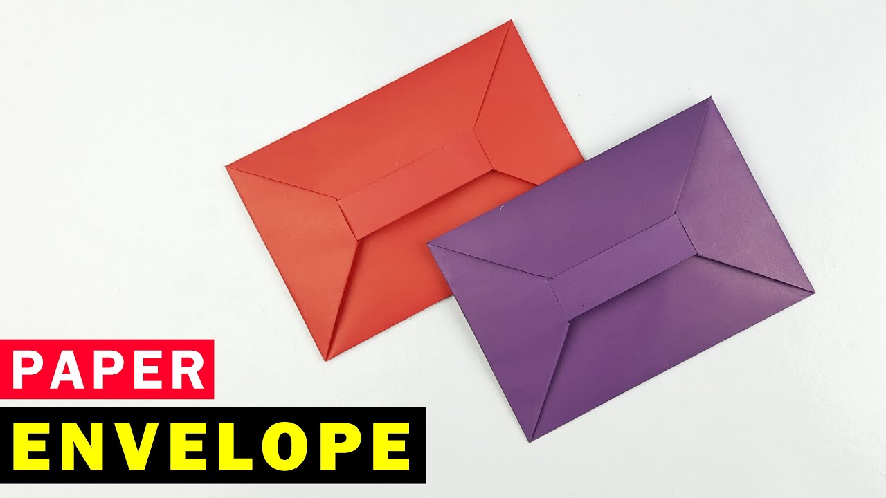DIY Paper Envelope || How to Make a Letter Envelope with A4 size paper || Letter Envelope Ideas