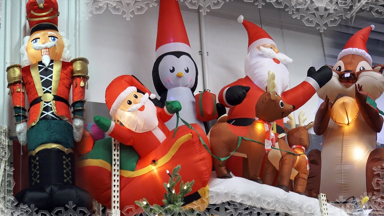 New Home Depot Christmas Inflatables! Holiday Store Tour