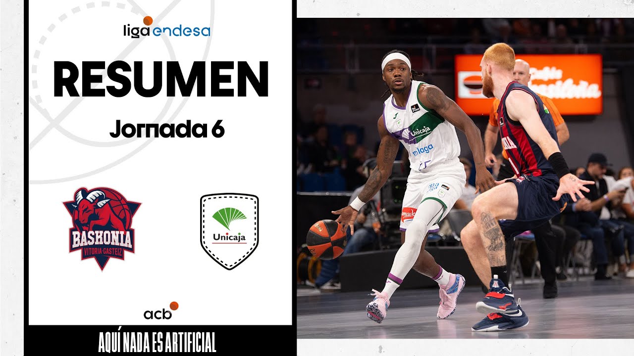 Baskonia - Unicaja (84-93) RESUMEN | Liga Endesa 2023-24