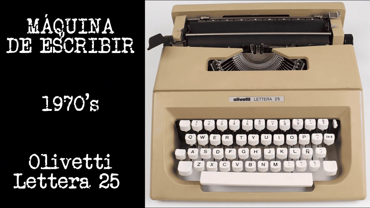 MÁQUINA DE ESCRIBIR OLIVETTI LETTERA 25