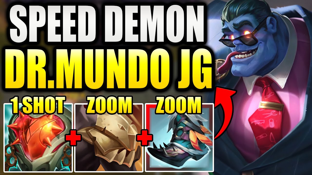 THIS NEW KOREAN BUILD SETUP MAKES DR MUNDO JUNGLE A SPEED DEMON!