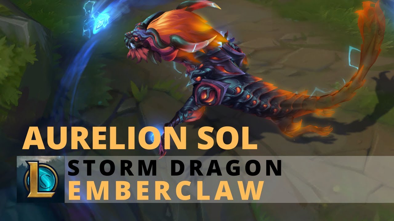 Storm Dragon Aurelion sol Emberclaw Chroma - League of Legends