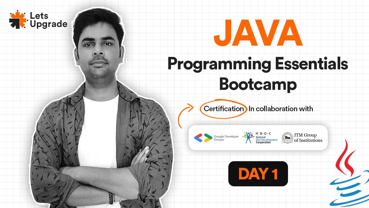 Day 1 | Getting Started with Java | Java Programming Essentials Bootcamp (5 Days)