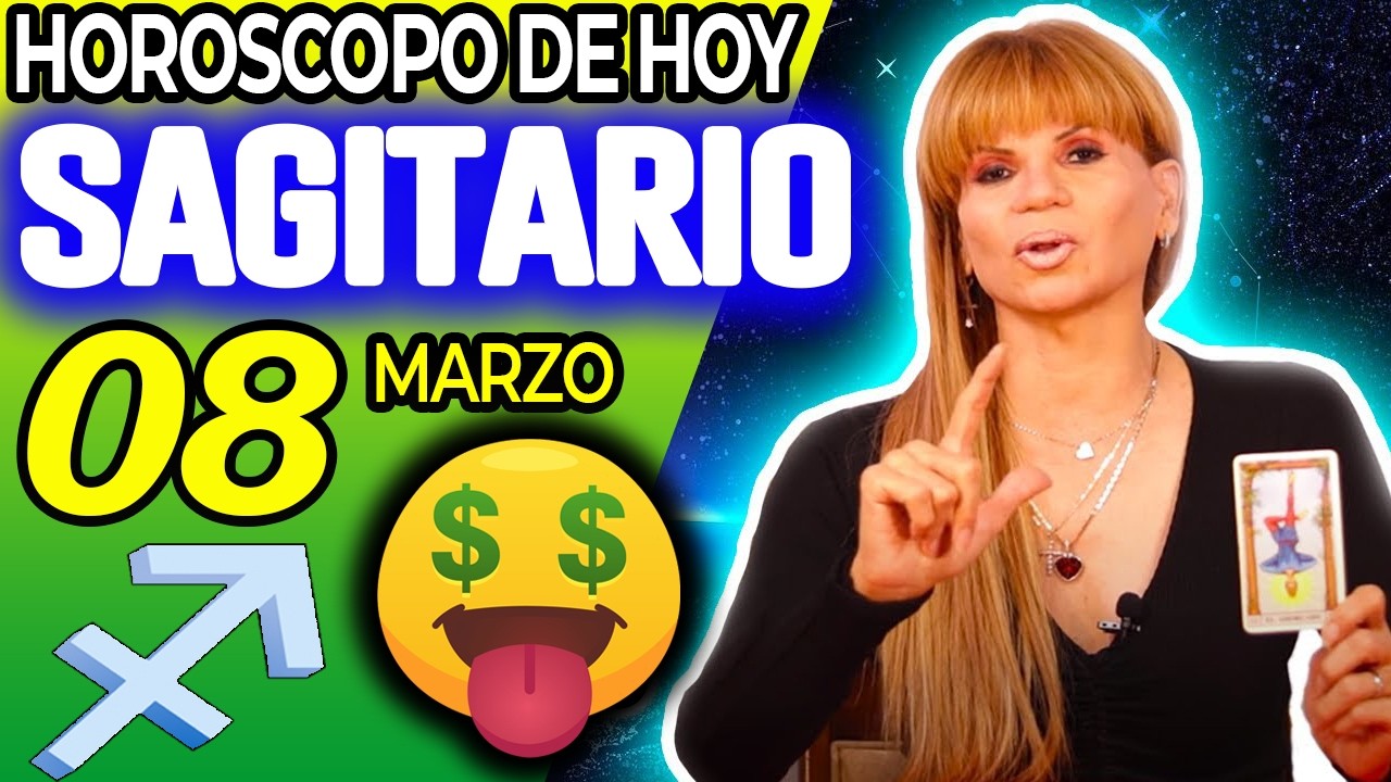 SAGITARIO ♐💸TE LLEGA UNA IMPORTANTE SUMA DE DINERO🤑 Hor&oacute;scopo De Hoy 8 De Marzo 2026 | Mhoni Vidente