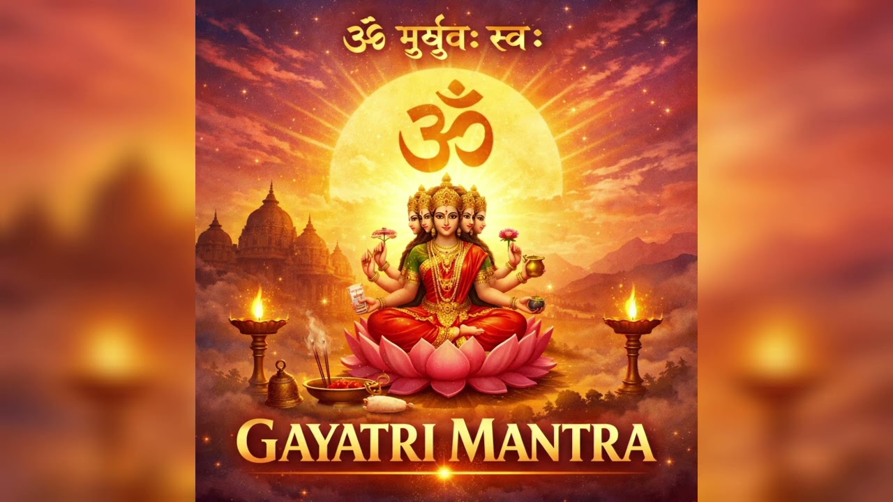 गायत्री मंत्र//Mantra | Divine Morning Meditation | Powerful Vedic Chant