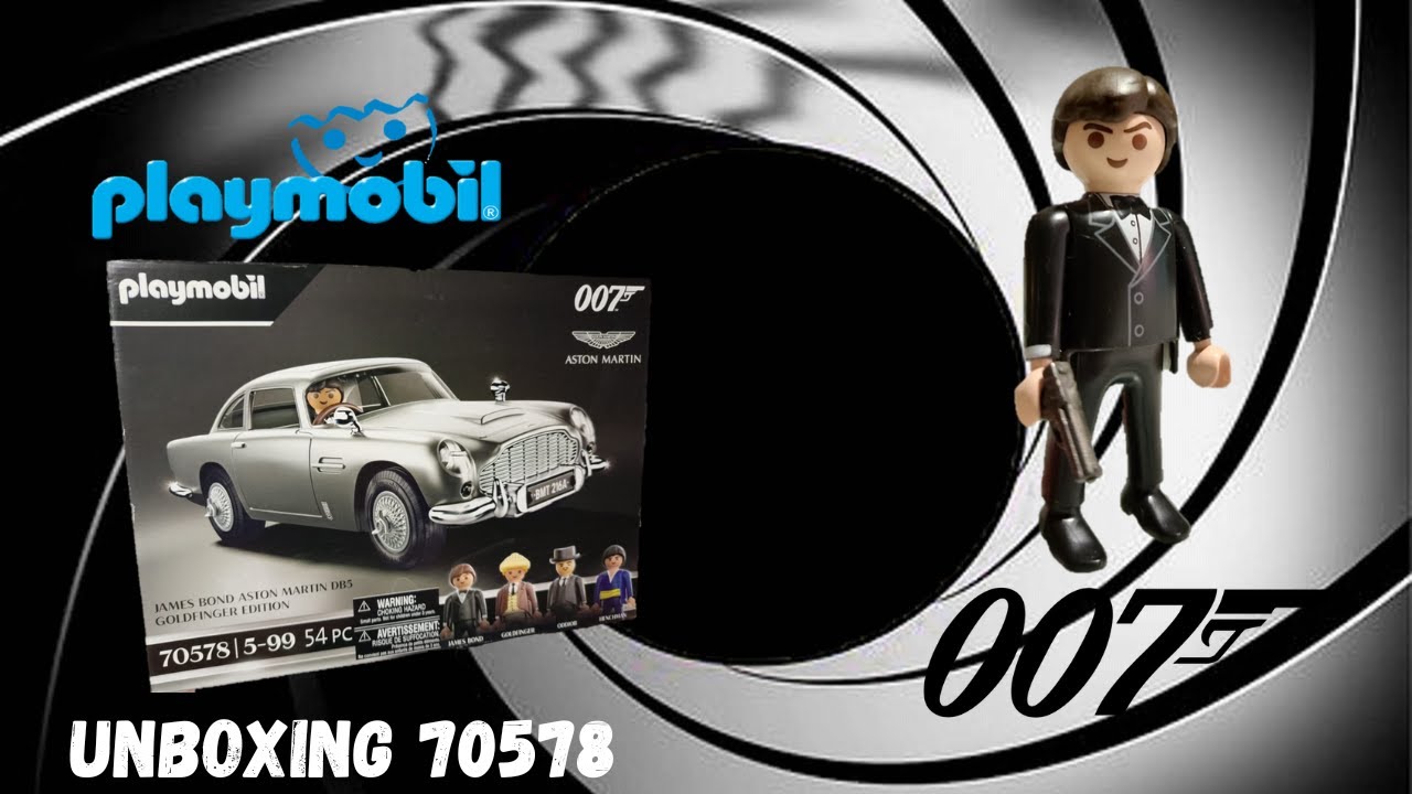 Aston Martin Unboxing Playmobil STOP MOTION 🤵🏻‍♂️