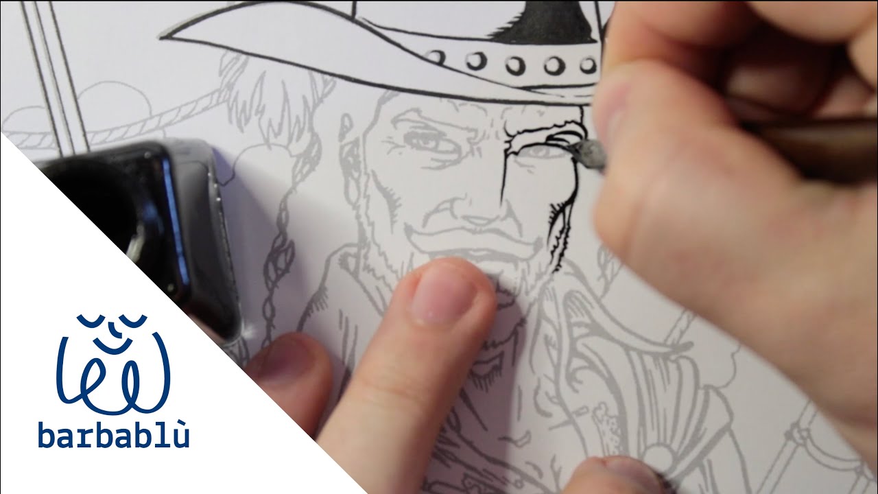 Inchiostrare un disegno - Tutorial