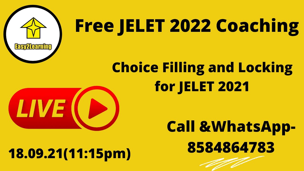 Choice Filling and Locking for JELET 2021