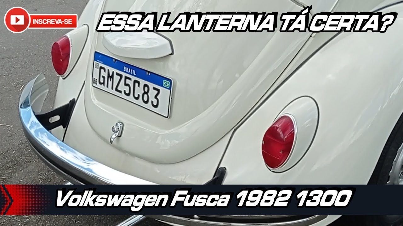 FUSCA 1982 1300 STANDARD - ÚLTIMO ANO DO MODELO
