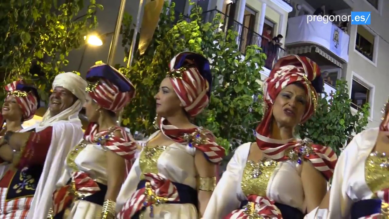 Comparsa Abencerrajes - Entrada de Moros y Cristianos de Mutxamel 2017 | @pregoner_es