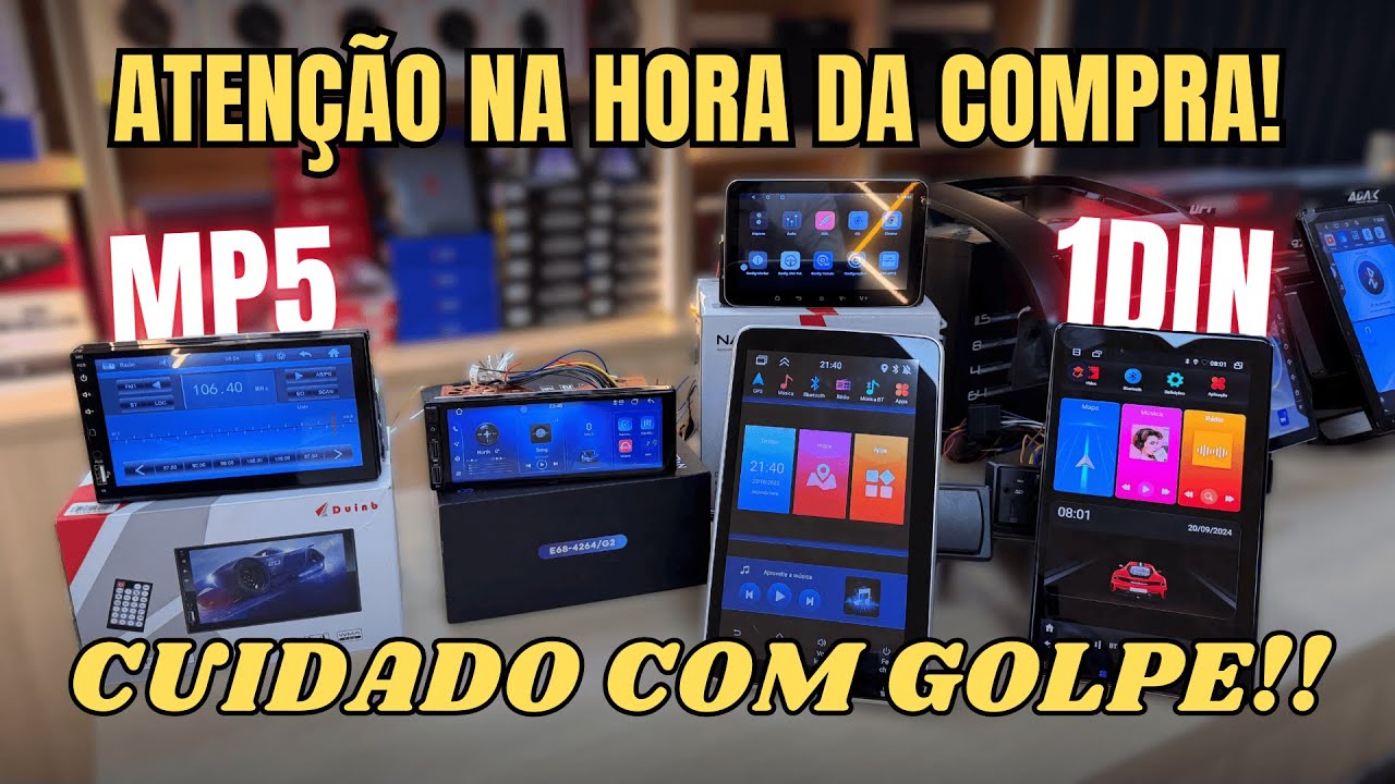 DIFEREN&Ccedil;AS ENTRE CENTRAL MULTIM&Iacute;DIA 1DIN E MP5 | REI DAS MULTIM&Iacute;DIAS