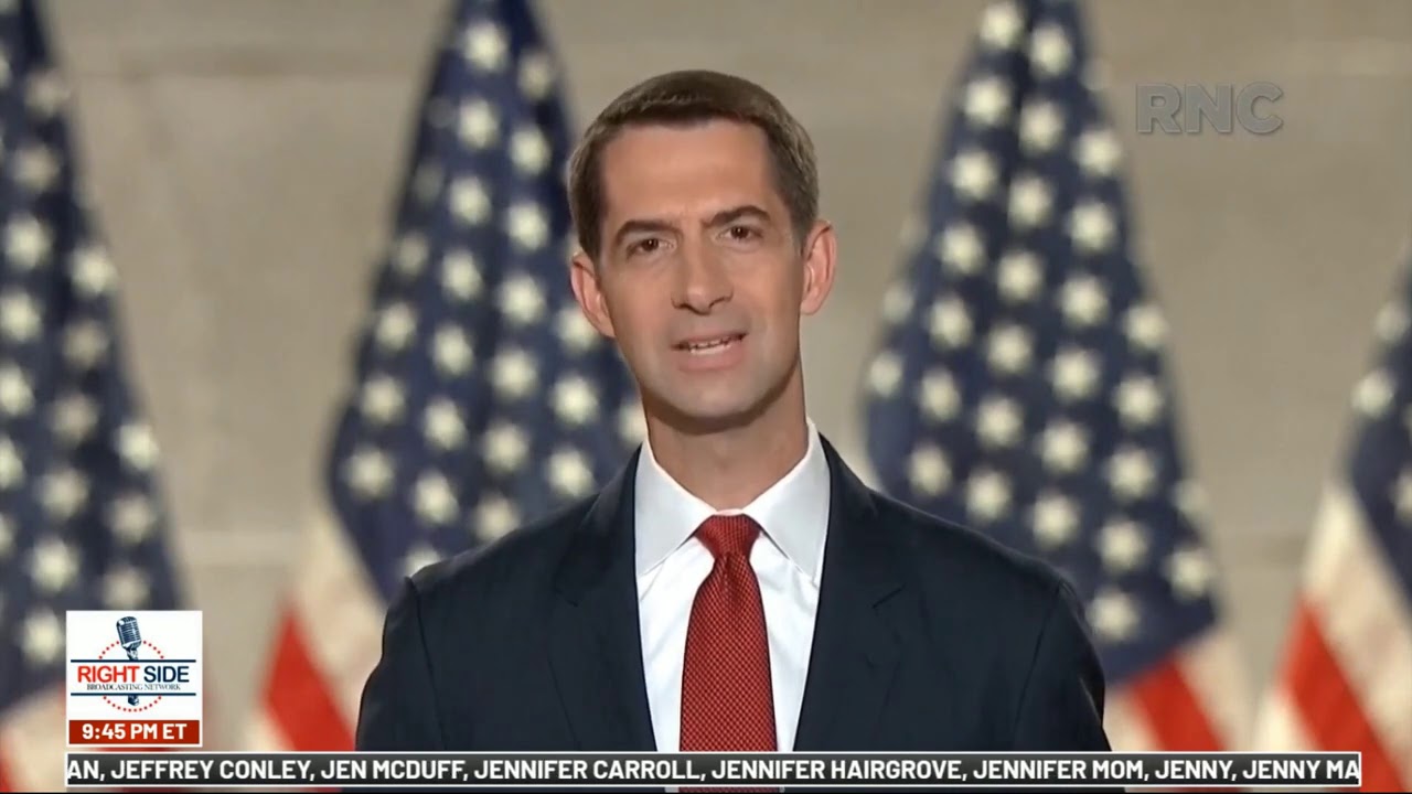 RNC 2020: Senator Tom Cotton Full Speech at Republican National Convention