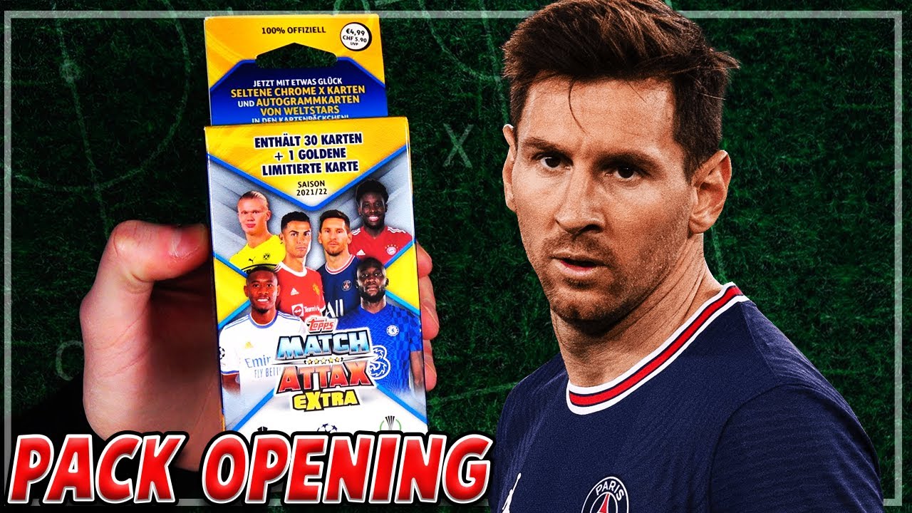 Topps MATCH ATTAX EXTRA 21/22 CHAMPIONS LEAGUE 😱🔥 BOOSTER BOX