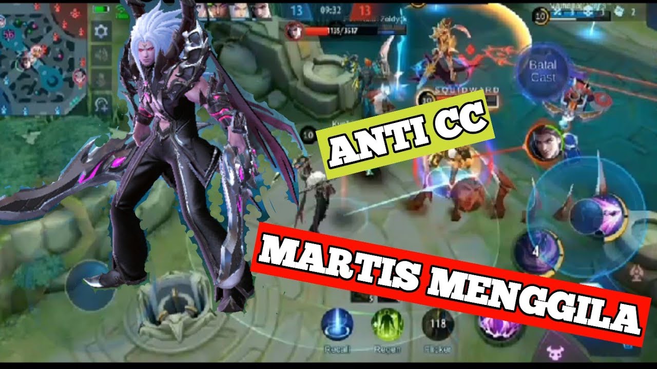 Martis Hero Anti Crowd Control, Gameplay Mobile Legend