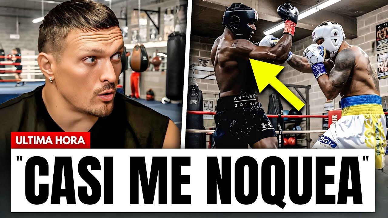 HACE 1 MN! Oleksandr Usyk HABLA sobre su Sparring contra Anthony Joshua..