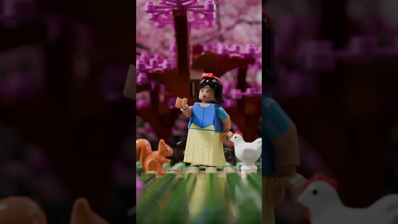Snow White vs Minecraft #lego #minecraft #legominecraft #minecraftmovie