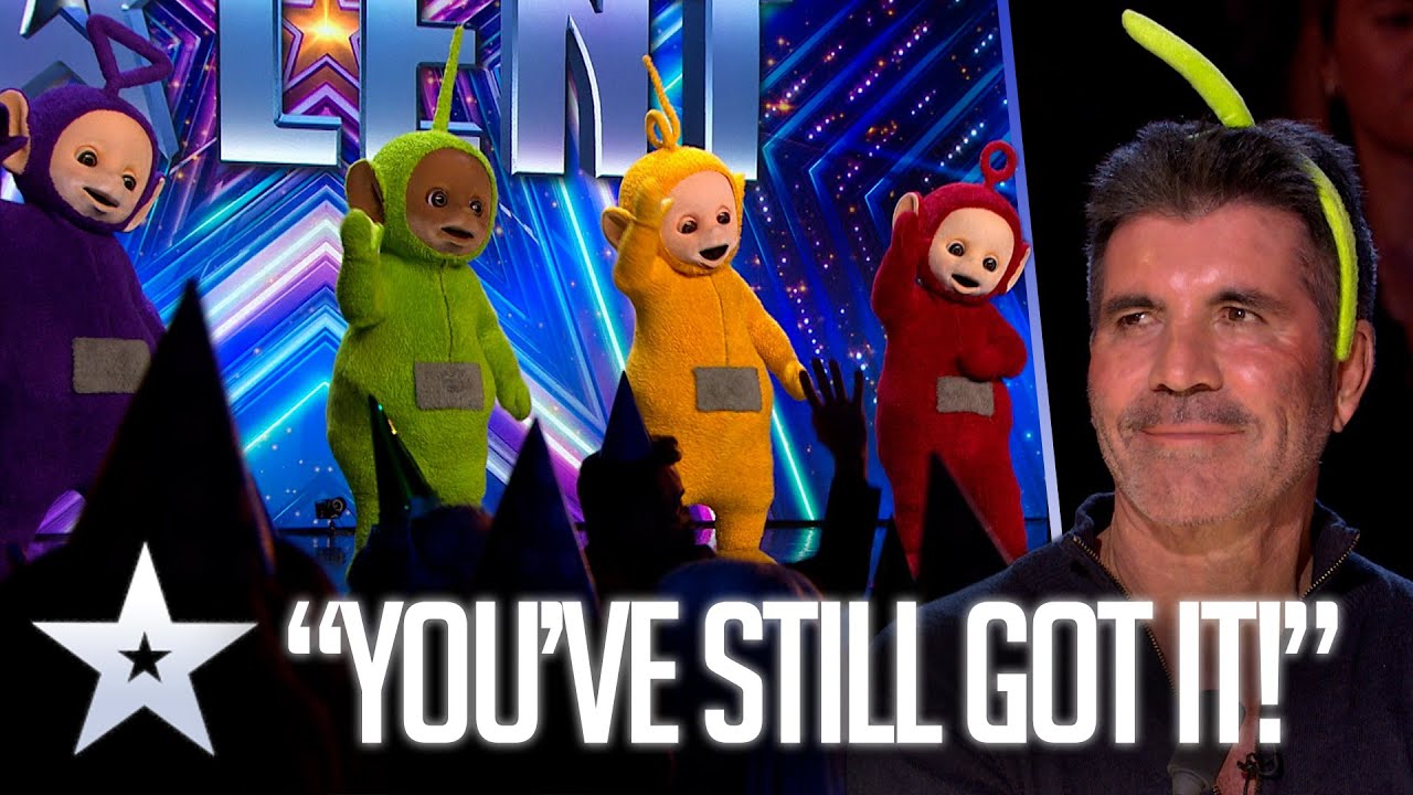 The Teletubbies have come to play! | Unforgettable Audition | Britain's Got Talent