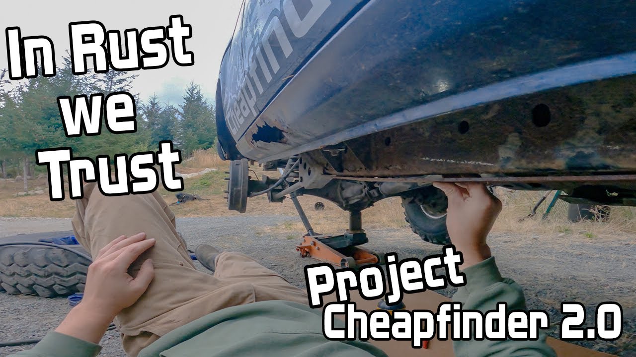 Rusty Frame Repairs on Project Cheapfinder before a test rock crawl - S11E33