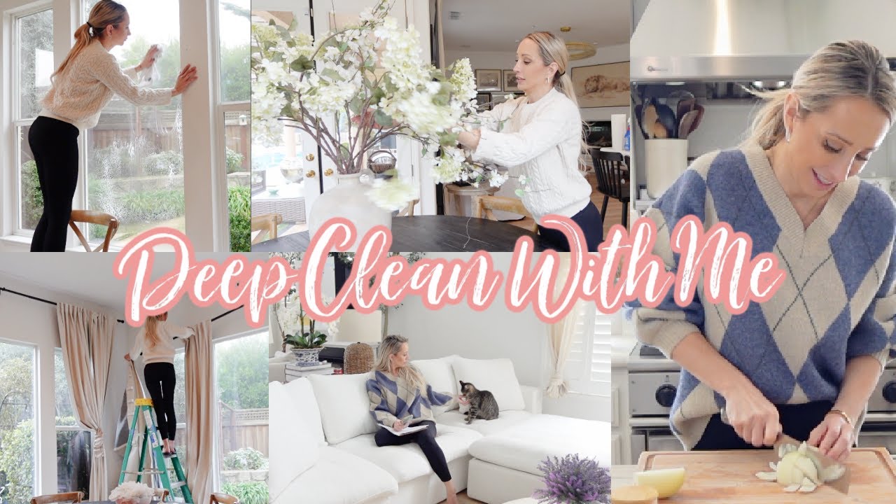 DEEP CLEANING RESET  WITH ME // Day 1 ❤️