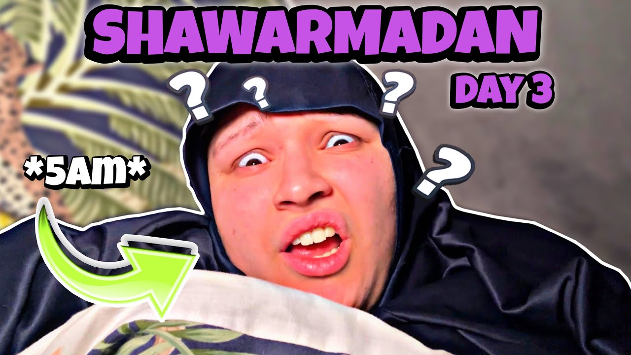 ШАВАРМАДАН ДЕНЬ 3 👹| сухур видеоблог