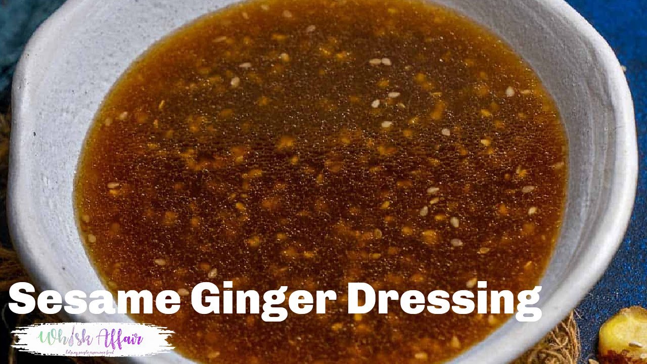 Sesame Ginger Dressing Recipe (Salad Dressing)