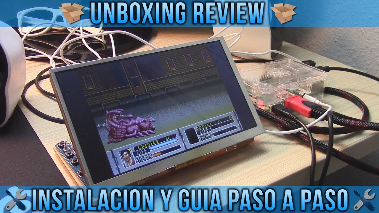 UNBOXING REVIEW PANTALLA 7 PULGADAS PARA RASPBERRY PI 3 B - INSTALACIÓN Y GUÍA PASO A PASO