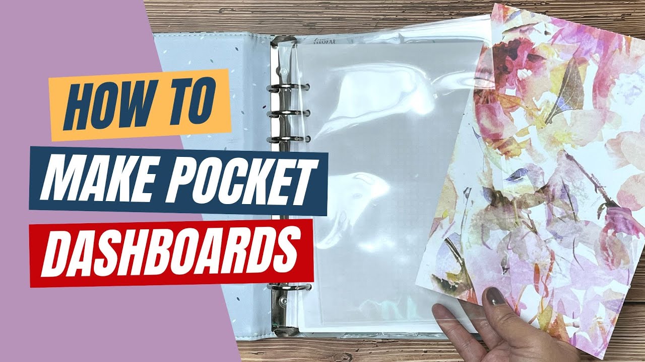 DIY Pocket Dashboards for A5 Planner Using Laminating Sheets