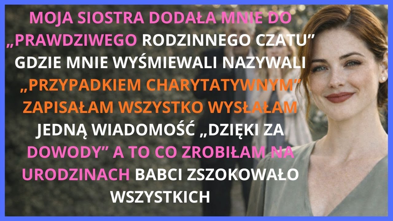Rodzina nazywała mnie „sprawą charytatywną” przez 7 lat — aż babcia przeczytała swój testament