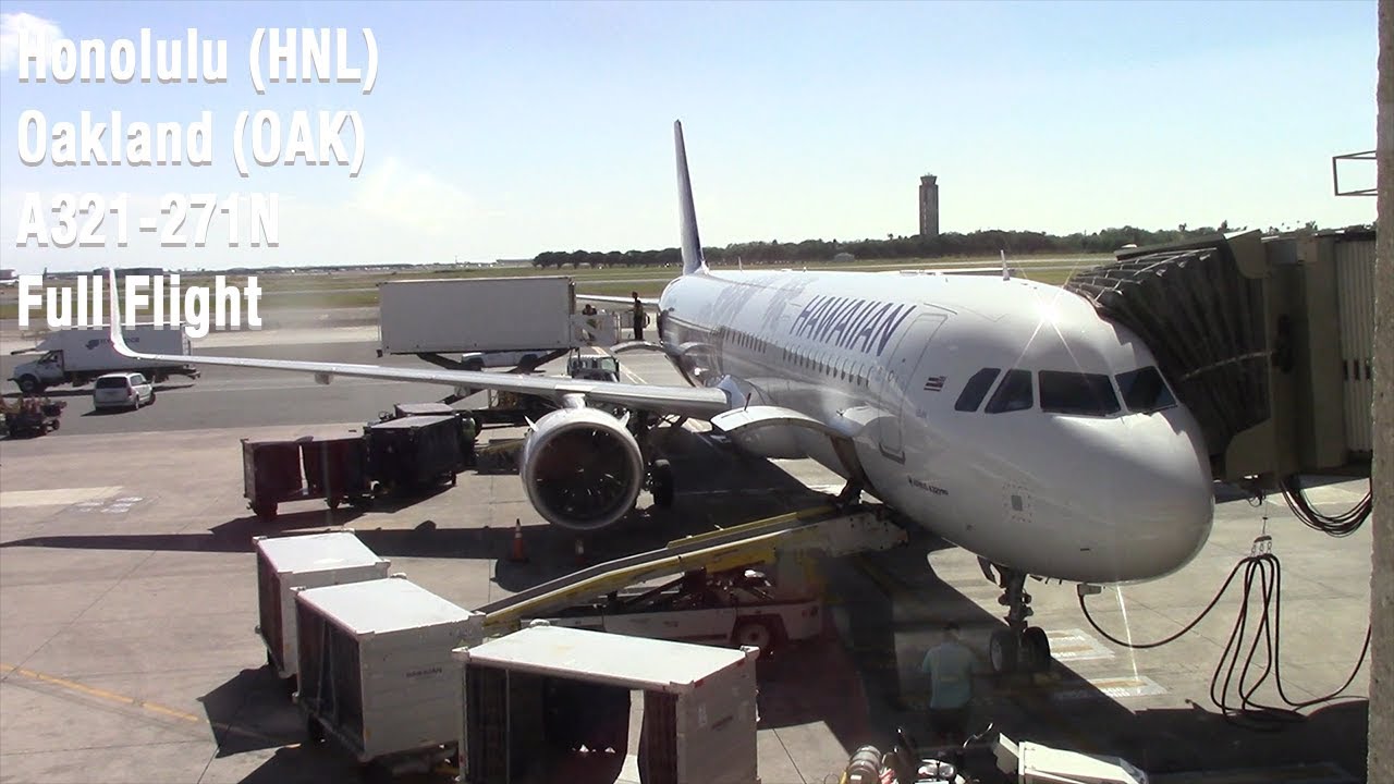 Hawaiian Flight HA48 | Full Flight | Honolulu - Oakland  | A21N