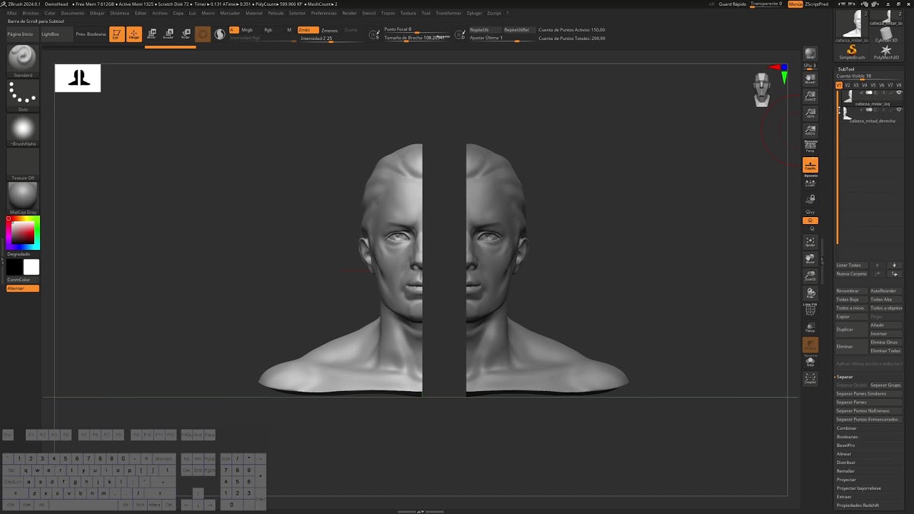ZBrush: preparar para imprimir en 3D: parte 1
