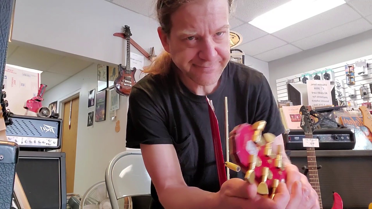 Epiphone Les Paul Headstock and Fretboard repair Part 1