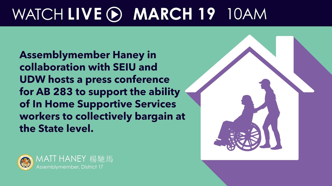 AB 283 - Collective Bargaining for In Home Supportive Services Workers