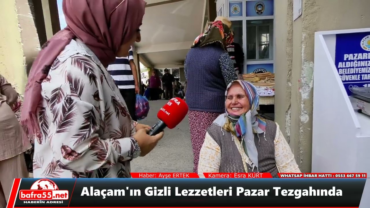 Alaçam'ın Gizli Lezzetleri Pazar Tezgahında