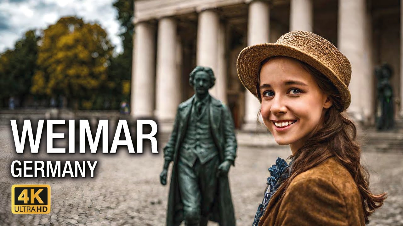 WEIMAR 🇩🇪  Germany - Walking Tour 4K UHD