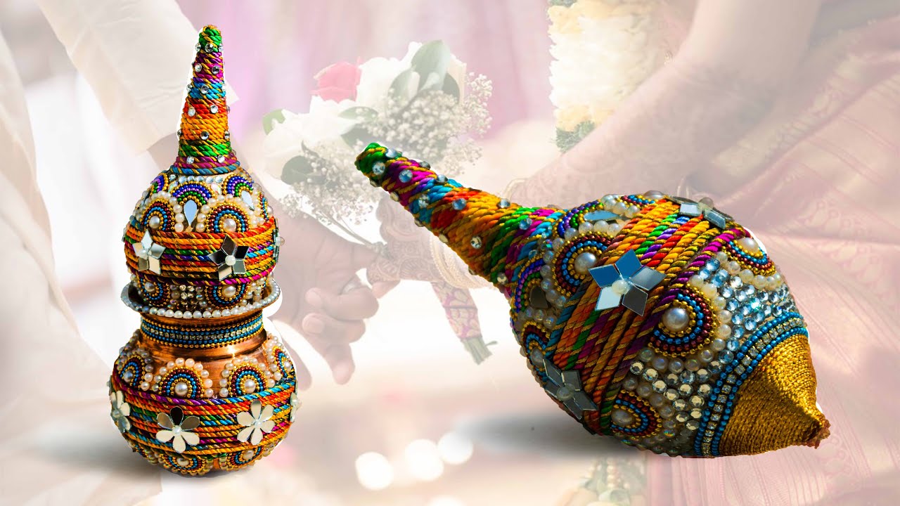 DIY Coconut Decoration For Indian Wedding | Shagun nariyal decoration | Art with Creativity