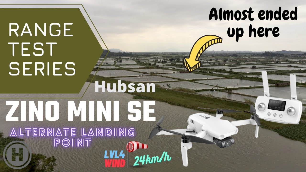 Hubsan Zino Mini SE Range test - Спасение моего дрона с альтернативной точкой посадки