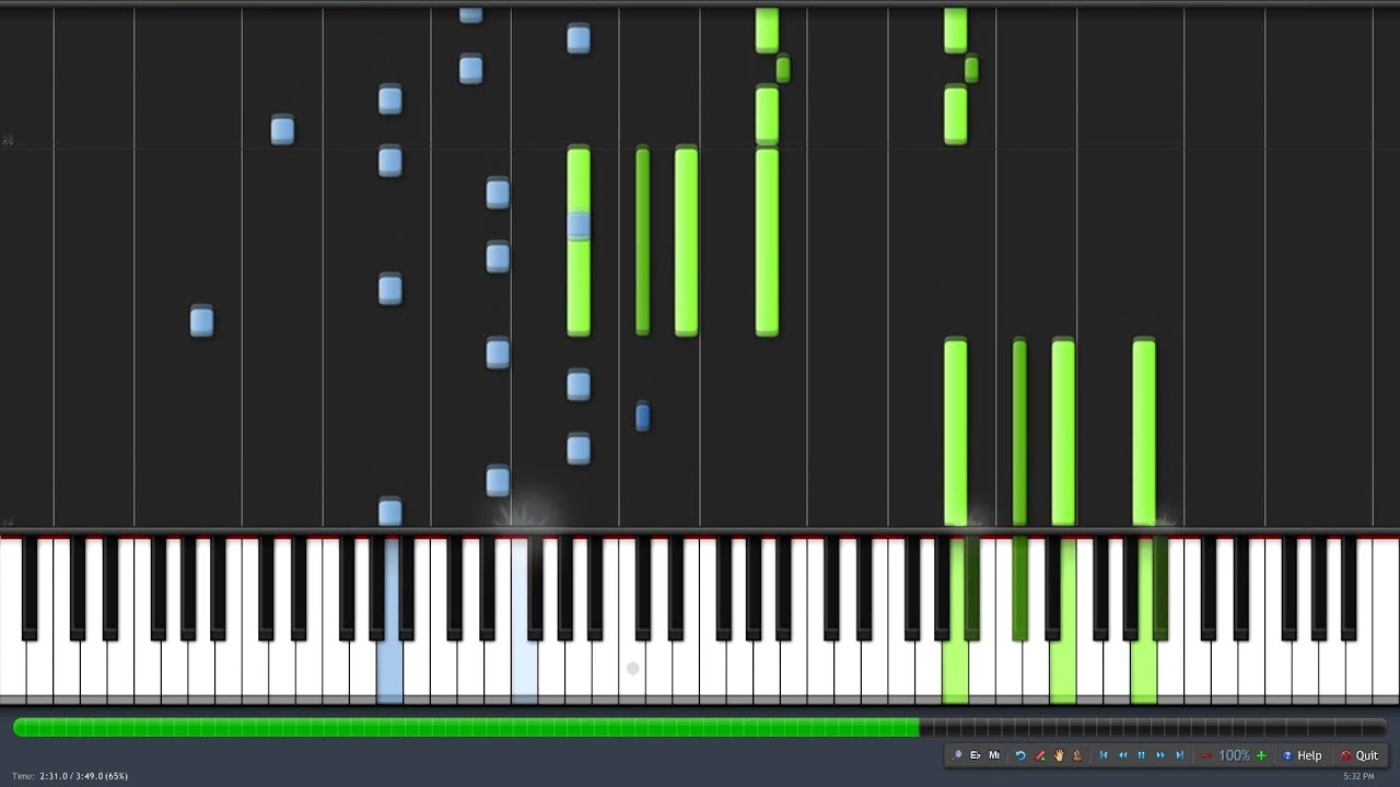 Shinkai no kodoku (Synthesia full piano cover)- Gundam Seed Destiny (by Houko Kuwashima)