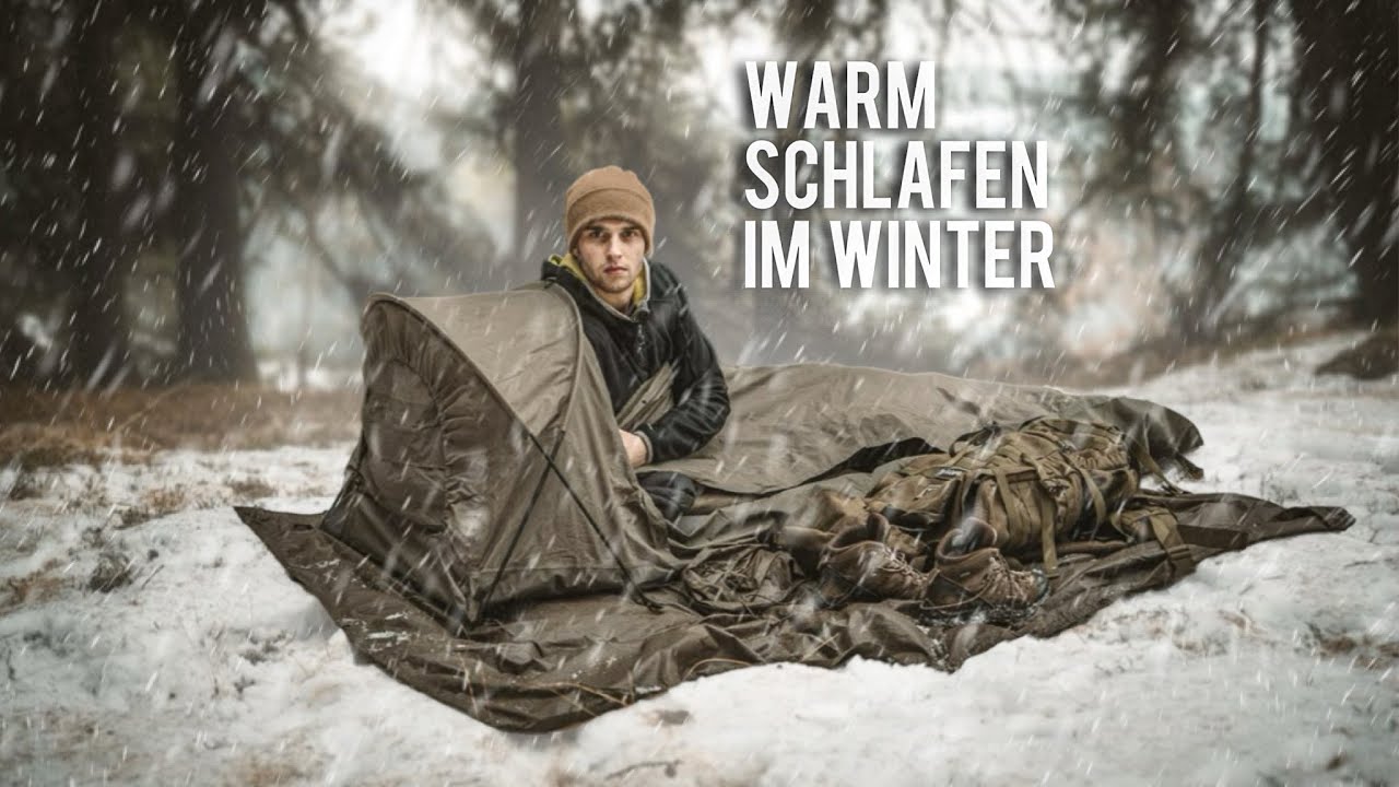Bei KÄLTE im Winter WARM schlafen - Ausrüstung, Erfahrungen & Tipps