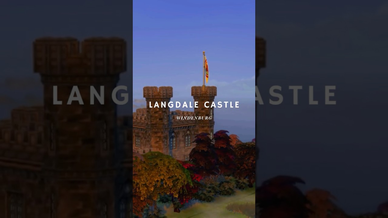 Langdale Castle - The Sims 4 build showcase #sims4 #ts4speedbuild #thesims4 #showusyourbuilds