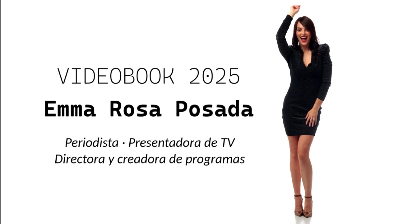 #Videobook EMMA ROSA POSADA 2025 | Presentadora TV y responsable de variedades en La8 León