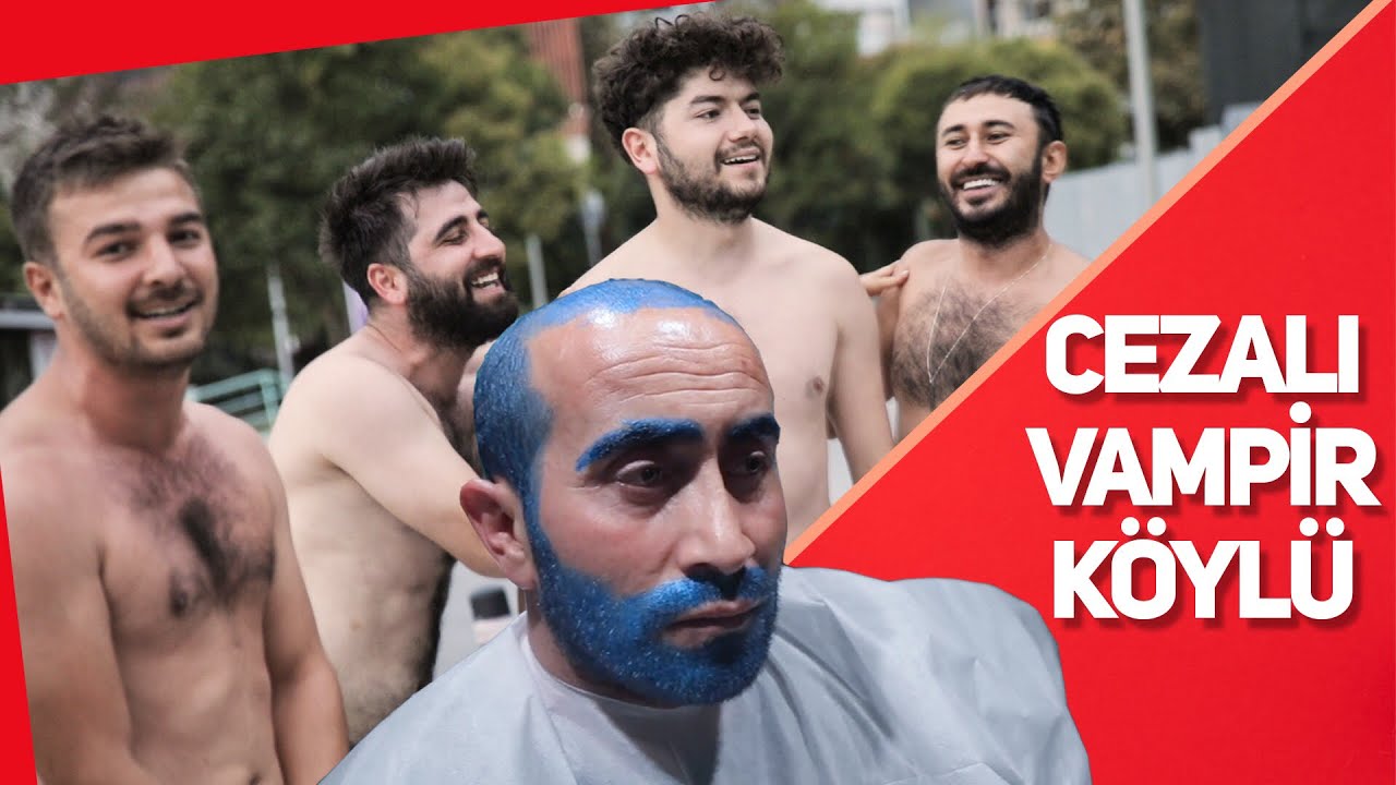 VAMPİR & KÖYLÜ / SAÇINI SAKALINI MAVİYE BOYATMAK!