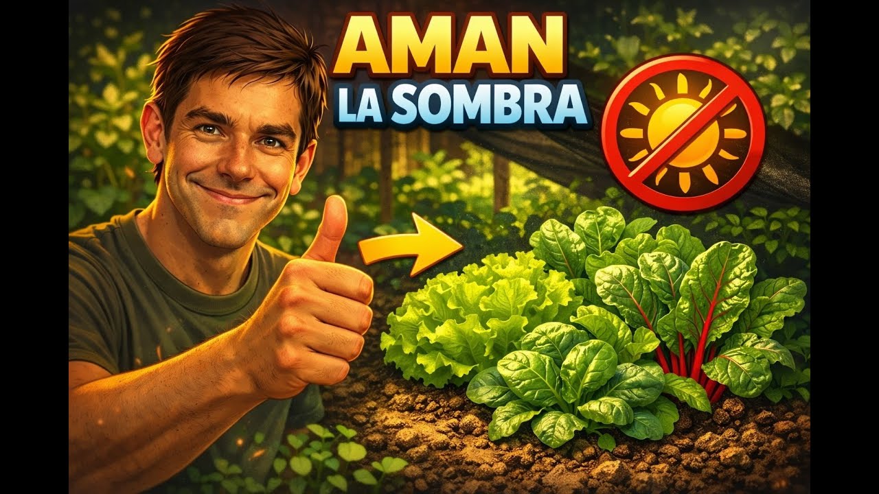 ¿Falta sol? Planta estas verduras | adoran la sombra