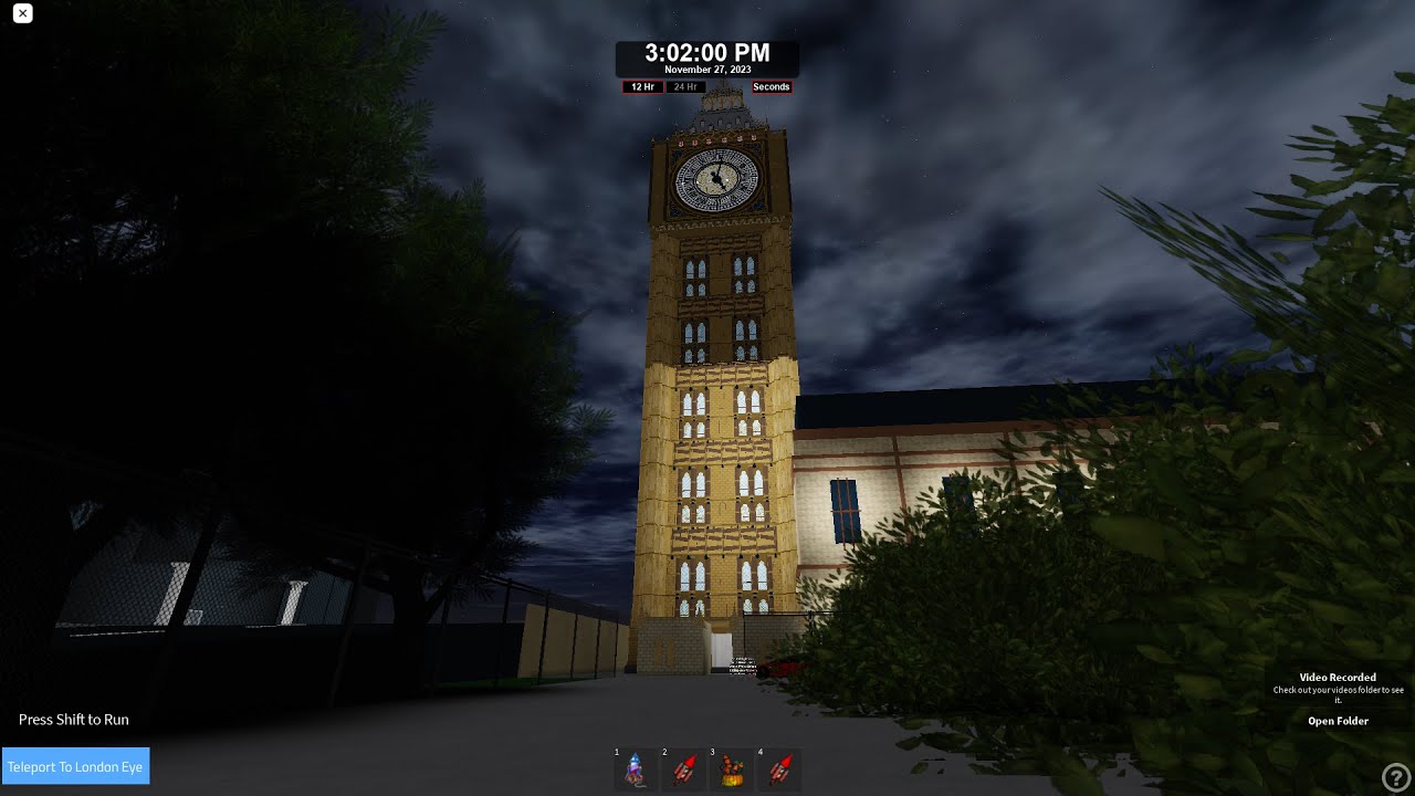 Elizabeth Tower / Big Ben Tour Roblox